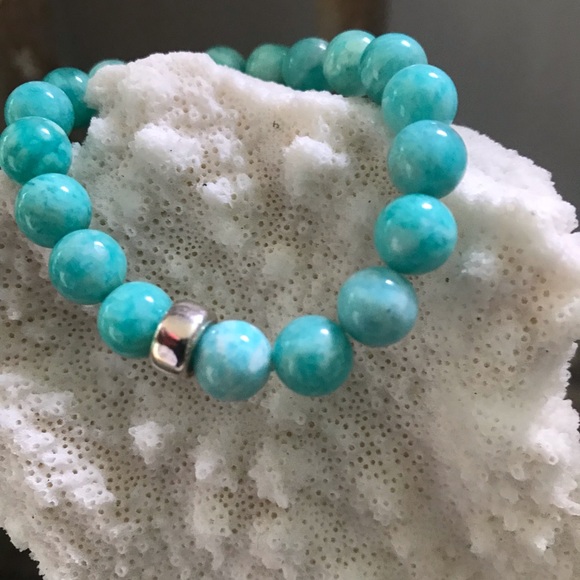 COPY - Gorgeous Amazonite beaded bracelet 🍀🍀 - Picture 3 of 4